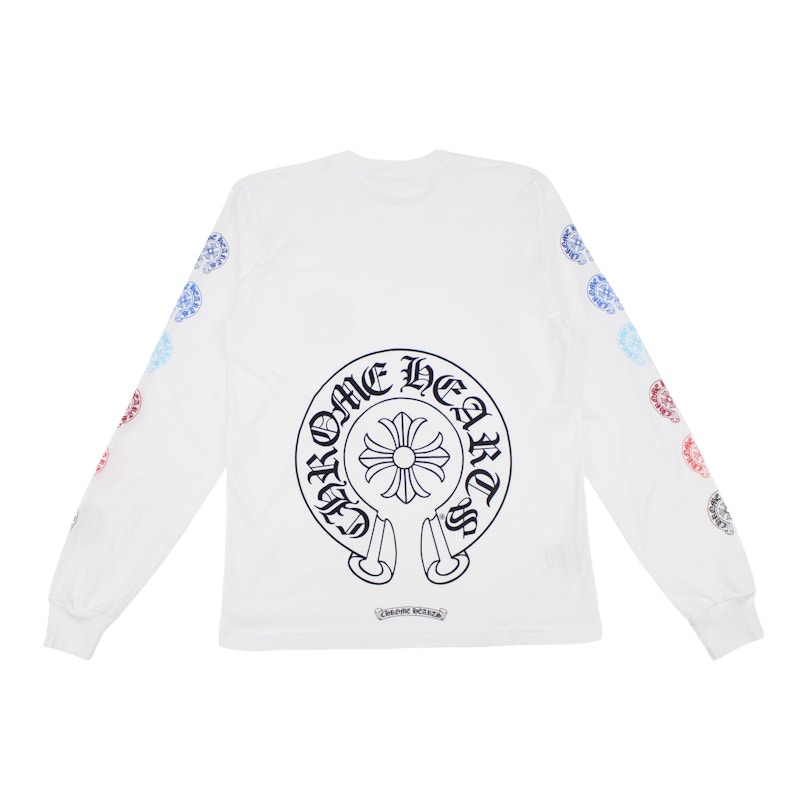 Chrome Hearts Multi Color Horse Shoe L/S T-shirt White Men's - US