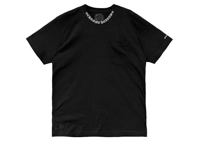 Chrome Hearts Short Sleeve Pocket Crew T-shirt Black Men's - SS24 - US