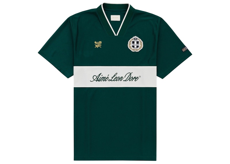 Aime Leon Dore Team Soccer Jersey Green Men's - SS22 - US