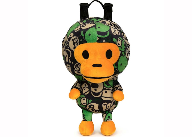BAPE Baby Milo Plush Backpack Green - US