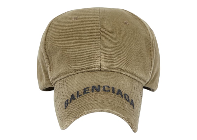 正規品】BALENCIAGA LOGO VISOR キャップ フェード フェード加工_ロゴ