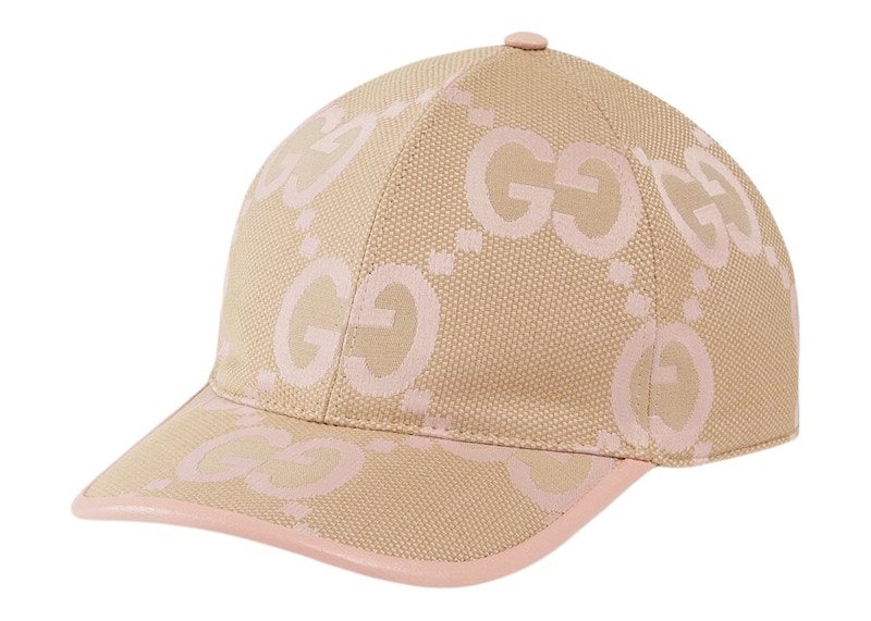 Gucci Jumbo GG Baseball Hat Beige/Light Pink - SS23 - US