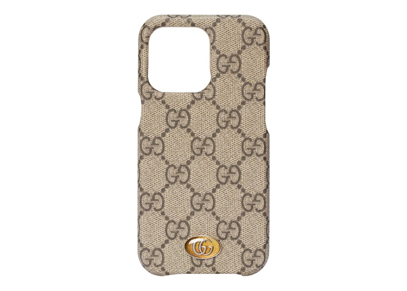 Gucci Ophidia iPhone 13 Pro Max Case Beige/Ebony - US