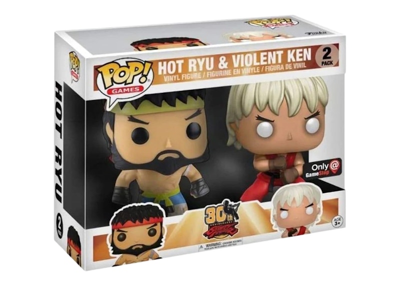 Funko Pop! Games Street Fighter Hot Ryu & Violent Ken GameStop