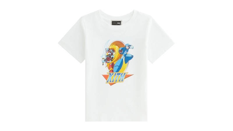 Kith x Capcom Kids Mega Man Vintage Tee White - FW25 - US