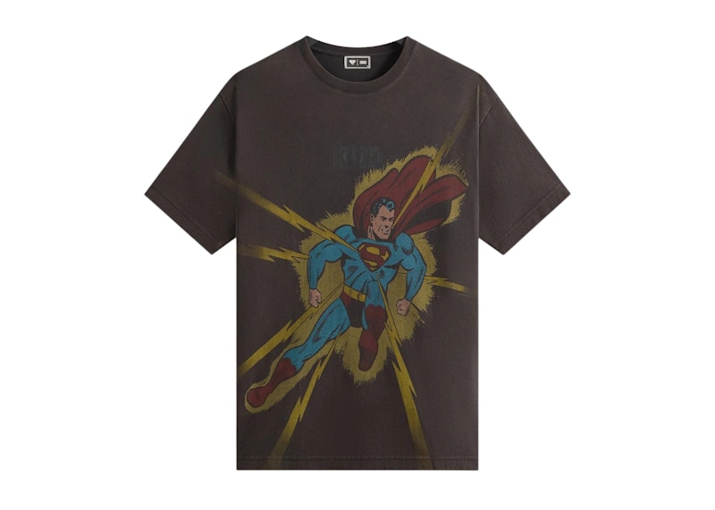 Kith x Superman Lightning Bolt Tee Black 男装- SS25 - CN