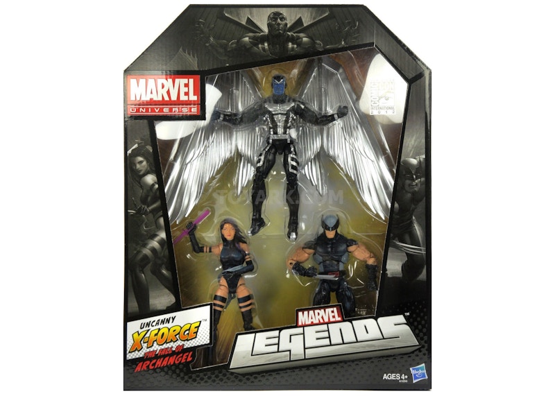 Hasbro Marvel Legends Uncanny X-Force Wolverine Archangel Psylocke