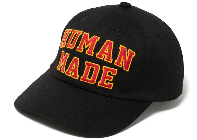 HUMAN MADE 6 PANEL TWILL CAP BLACK