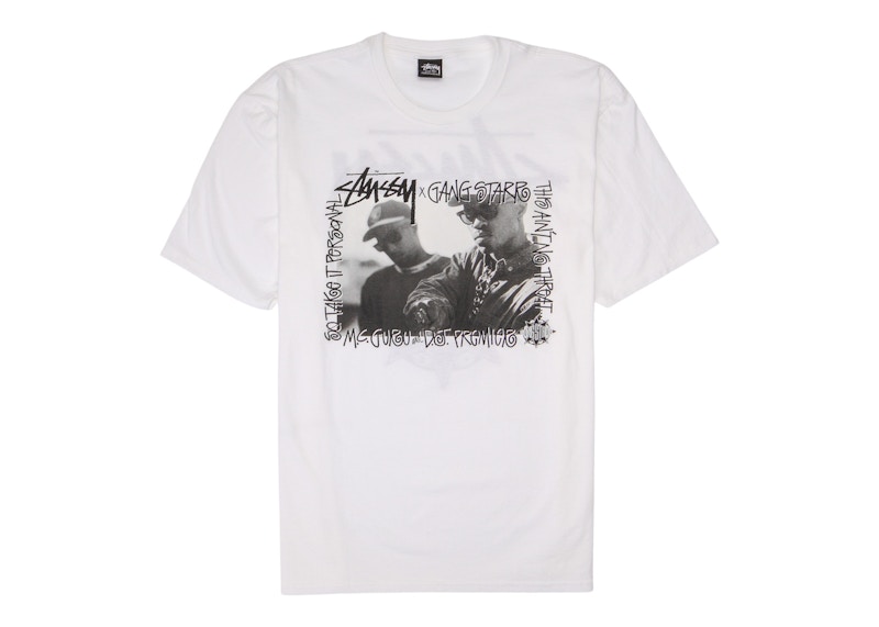 Stussy Gang Starr Take It Personal Tee White Men's - SS23 - US