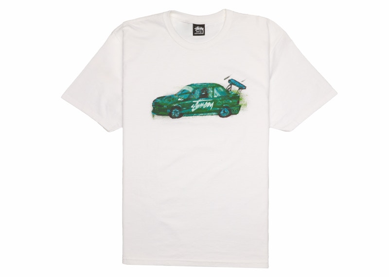 Stussy Racecar Tee White Men's - SS23 - US