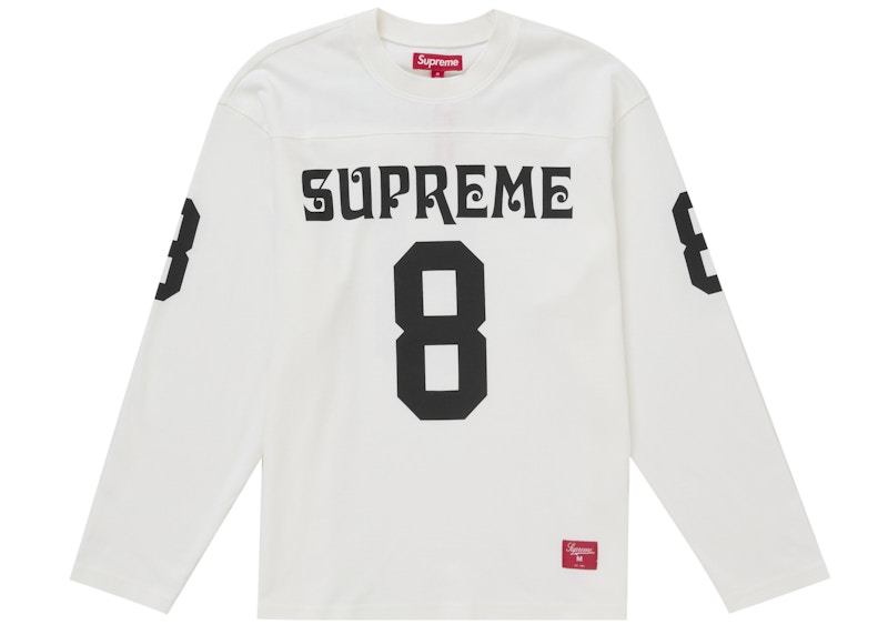Supreme Affiliated L/S Football Top White Men's - SS25 - US