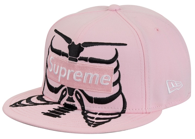 Supreme Bones Box Logo New Era 59Fifty Cap Pink - SS25 - US