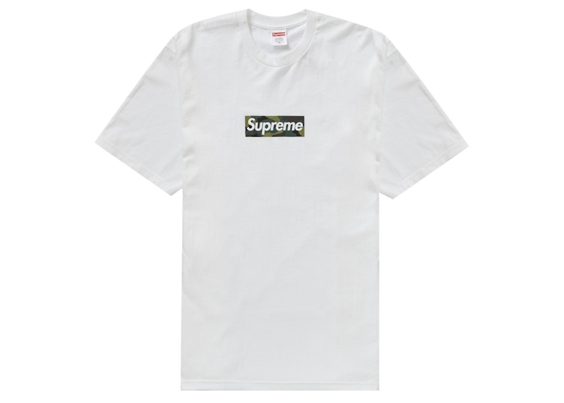Supreme Box Logo Tee (FW23) White Men's - FW23 - US