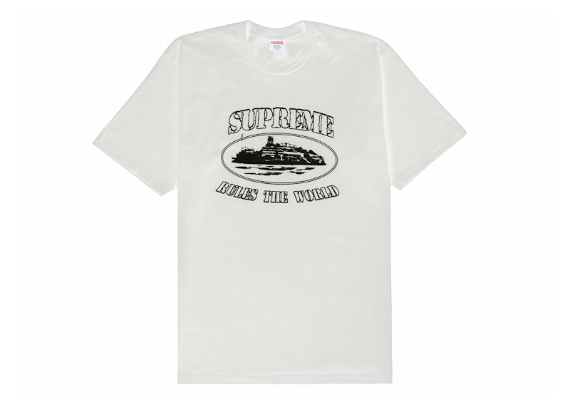 Supreme Corteiz Rule The World Tee White Men's - FW23 - GB