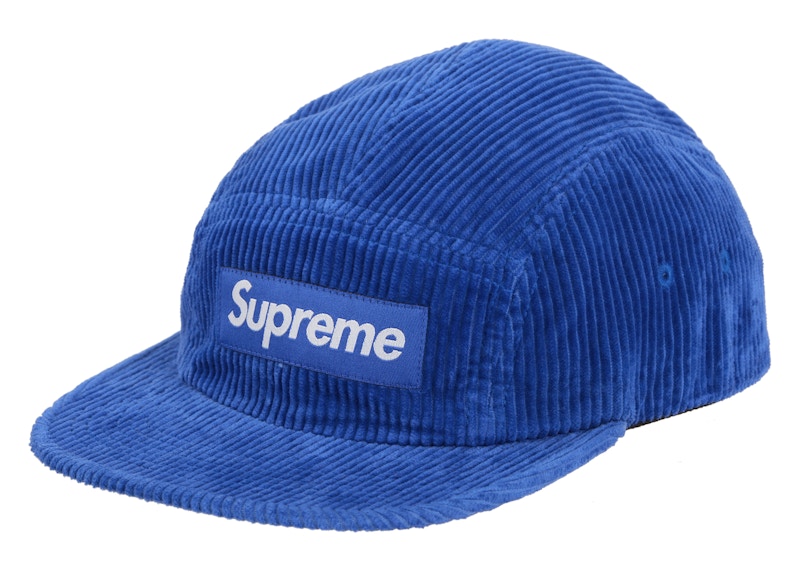Supreme Corduroy Camp Cap (FW24) Blue - FW24 - US