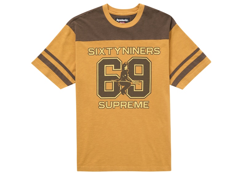 Supreme Hysteric Glamour 69 Football Top Light Orange Men's - FW24