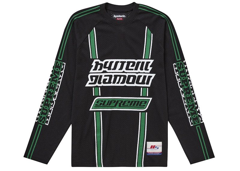 Supreme Hysteric Glamour Mesh L/S Top Black Men's - FW24 - US