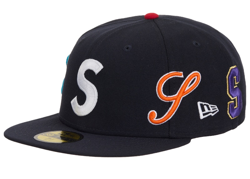 Supreme Multi S Logo New Era 59Fifty Fitted Hat Navy - SS25 - JP