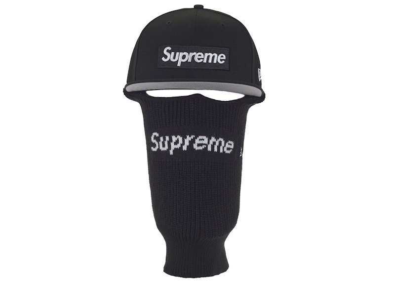 Supreme New Era Box Logo 59Fifty Balaclava Cap Black - FW25 - US