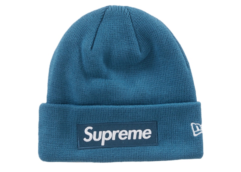 Supreme New Era Box Logo Beanie (FW23) Blue - FW23 - US