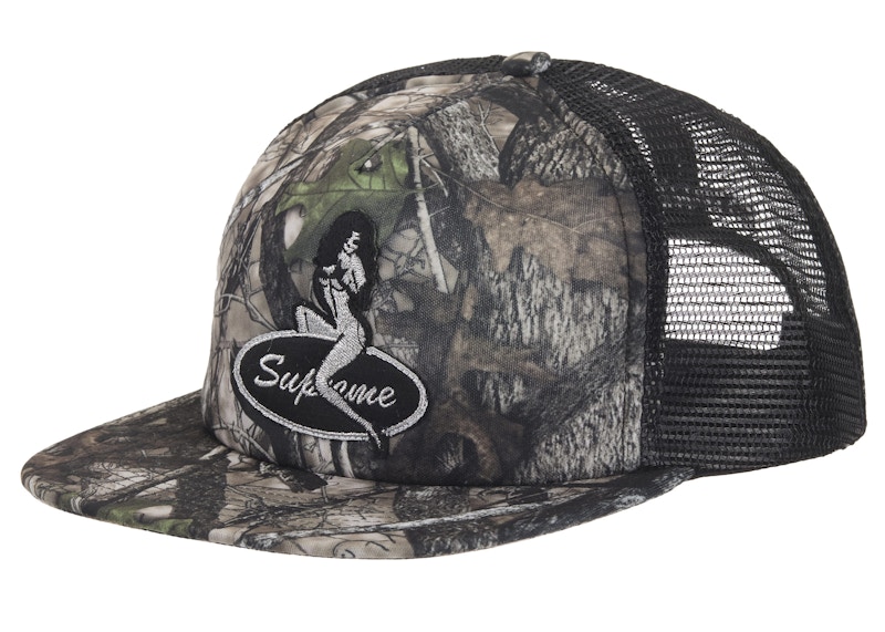 Supreme Pinup Mesh Back 5-Panel Brown Camo - FW25 - US