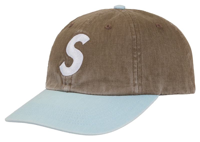 Supreme Pigment Coated 2-Tone S Logo 6-Panel Brown - FW25 - US
