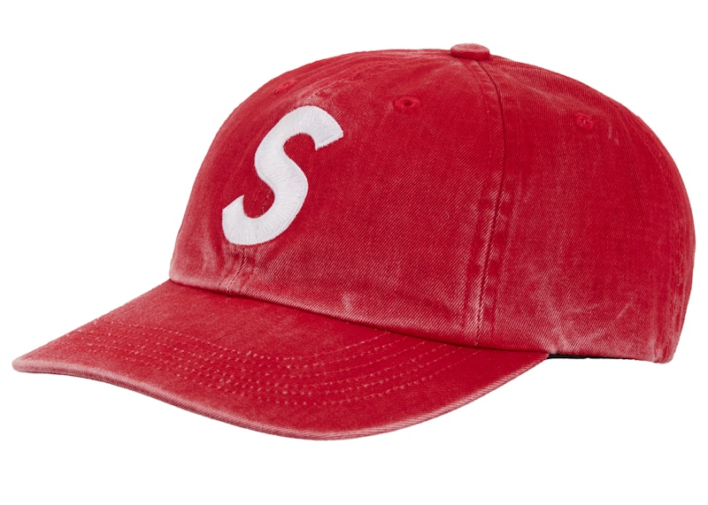 Supreme Pigment Coated S Logo 6-Panel Red - SS25 - US