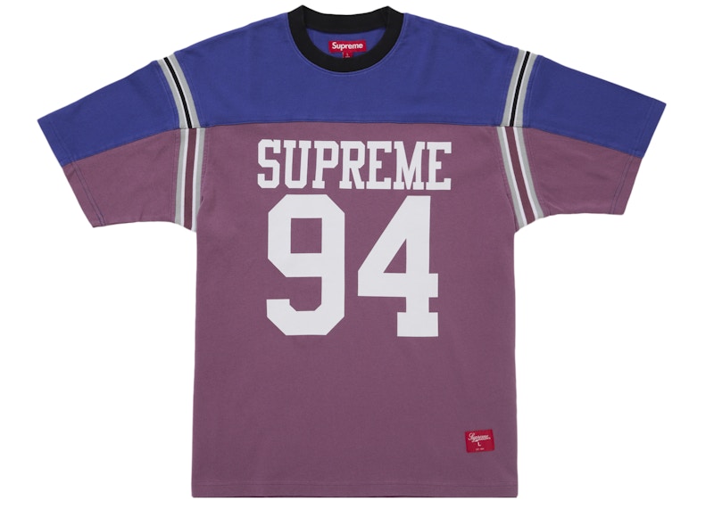 Supreme Split S/S Football Top Dusty Purple Men's - SS25 - US