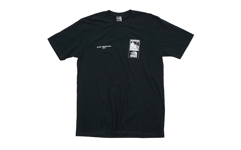 Supreme The North Face Steep Tech T Shirt Black Men's - SS16 - US