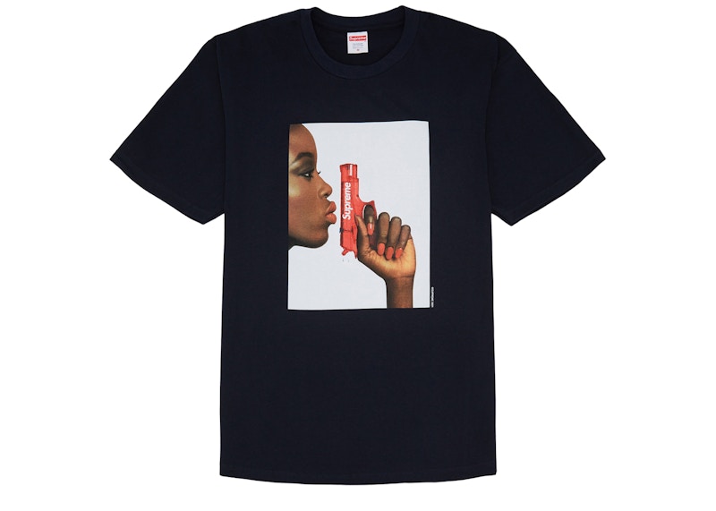 Supreme Water Pistol Tee Navy Men's - SS21 - US