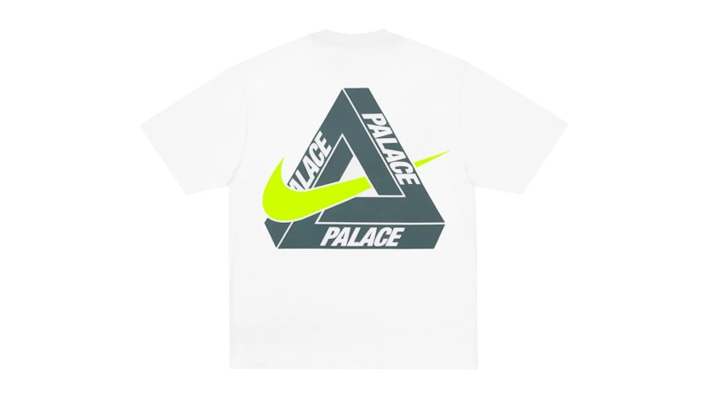 Palace x Nike Tri Swoosh T-Shirt White Men's - FW25 - US