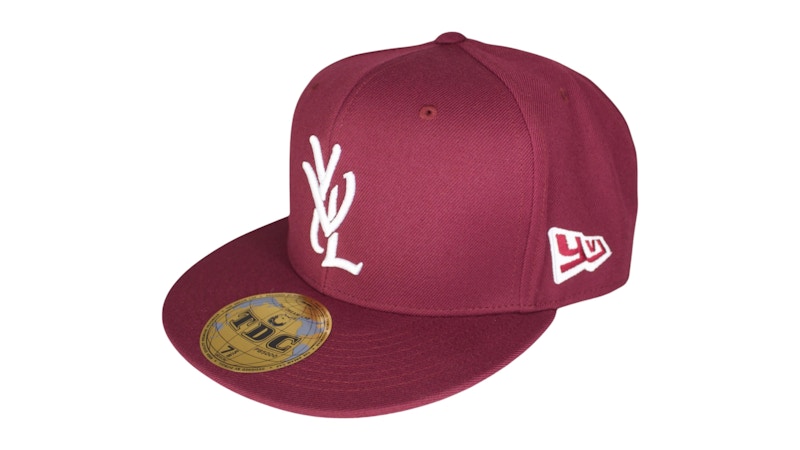 Playboi Carti YVL Cap White/Maroon Men's - SS25 - US