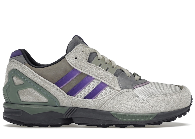 もぐ adidas ZX 9000 Packer Shoes Meadow Violet Men's - EG8971 - US