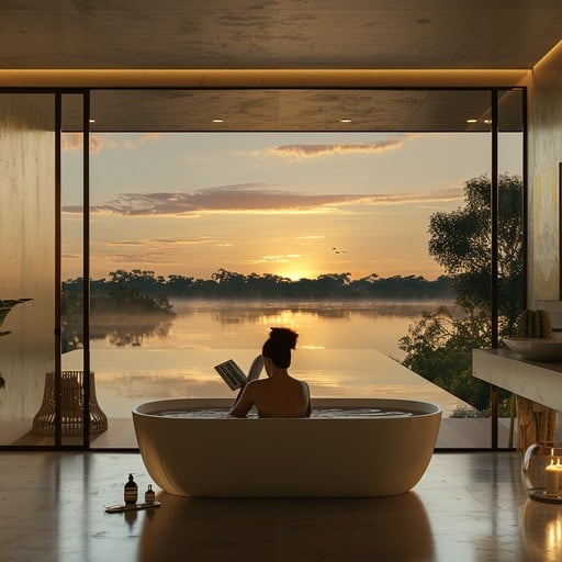 絵画 Sunset Bathtime 絵画 Sunset Bathtime 絵画 Sunset Bathtime