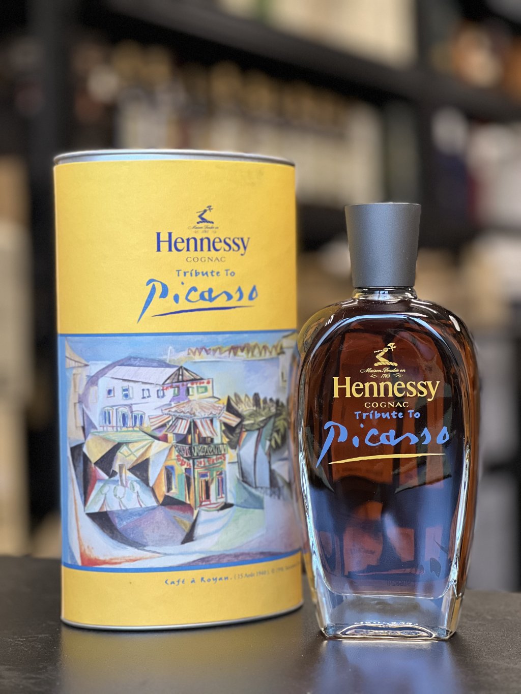 9 未開栓 古酒 Hennessy ヘネシー XO グリーンボトル 金キャップ