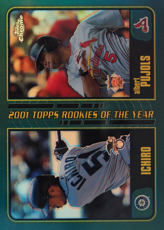 Albert Pujols 2001 Topps Chrome Traded #T99 Rookies of the Year