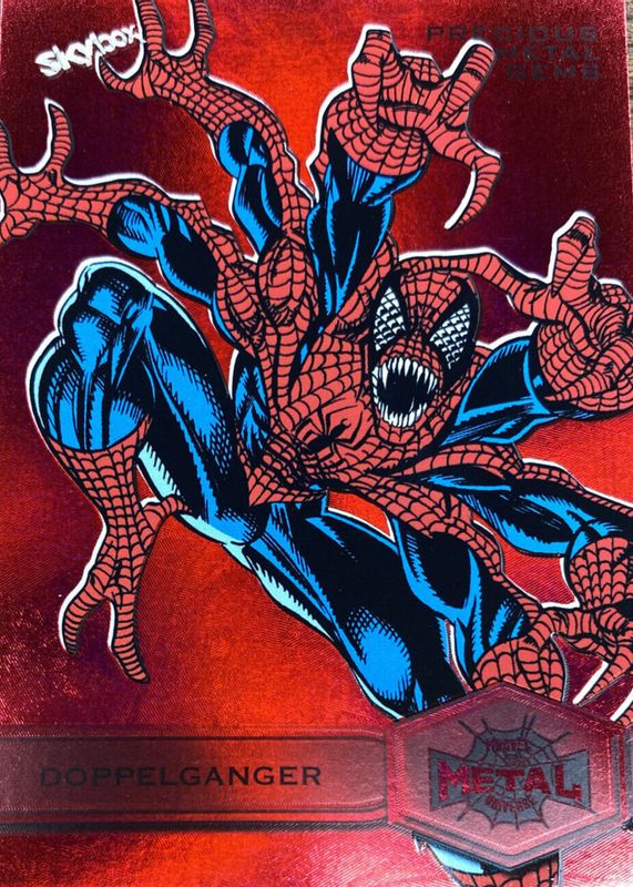 Doppelganger 2021 Skybox Marvel Metal Universe Spider-Man #124