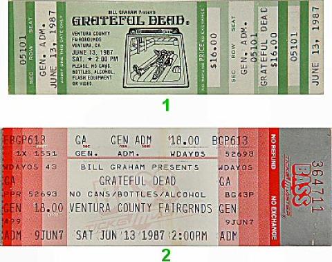 限定 正規品 貴重 Grateful Dead Vintage Ticket 限定 正規品 貴重