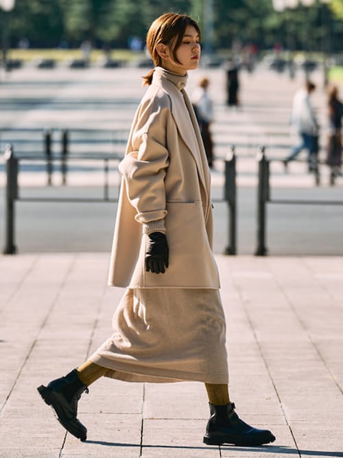 一部WEB限定】ダブルフェイスメルトンビーバー ショートコート（その他