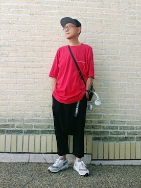 COMME des GARCONS SHIRTのアイテムを使った「サルエルパンツ」の人気