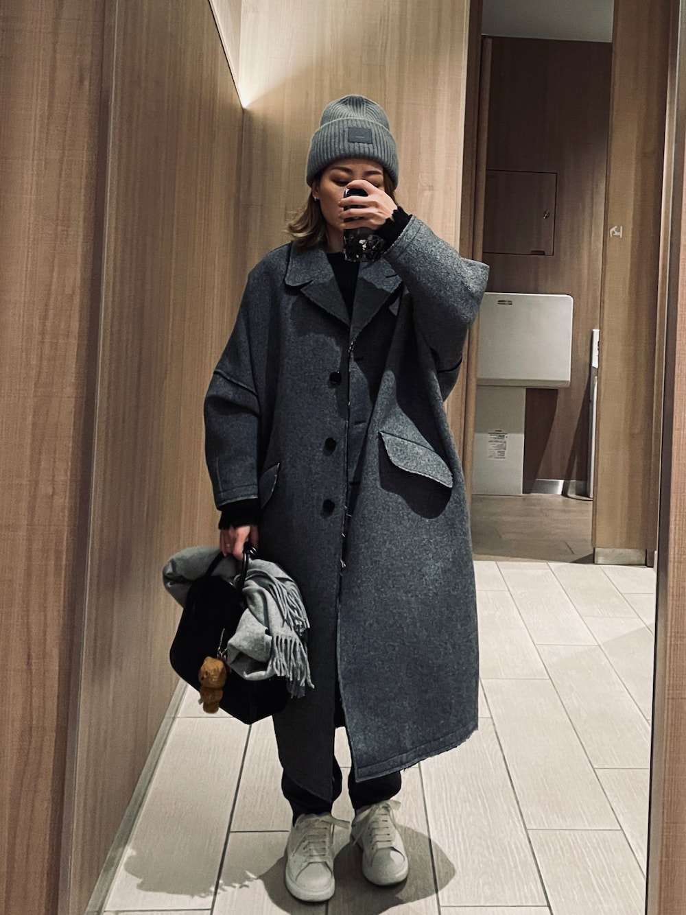 MM6 Maison Margielaのチェスターコートを使ったレディース人気