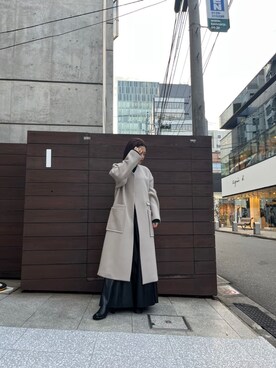 UN3D.のノーカラーコートを使った人気ファッションコーディネート - WEAR