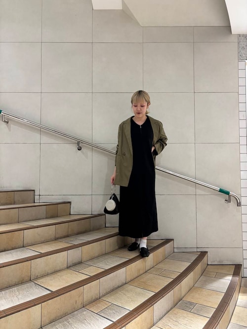 セール】ZIPVネックカットワンピース（ワンピース）｜SENSE OF PLACE