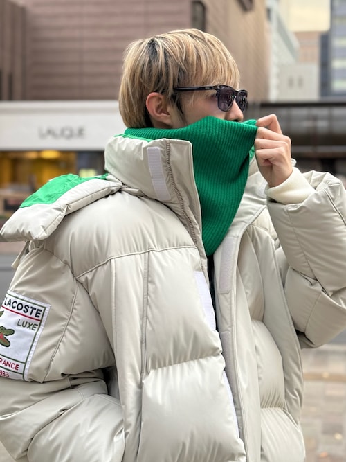 LACOSTE（ラコステ） ネックウォーマー スヌード スムースタッチ