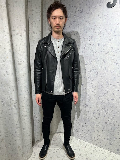 セール】SHEEP LEATHER/シープレザー ダブルライダースジャケット