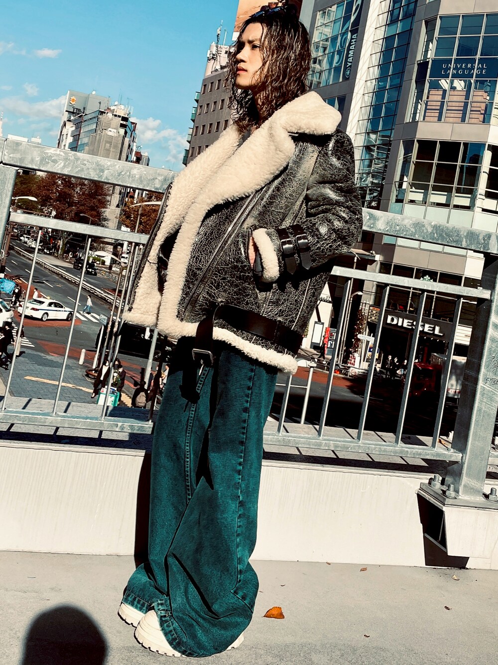 acne studios アクネ ムートン ライダース Acne Studiosのムートン