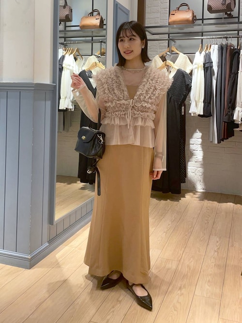 チュールフリルベストセット 579634（ワンピース）｜LOWRYS FARM