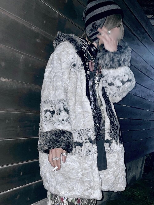 h*1様 vivienne westwood 猫耳 ニット帽 キャットイヤー