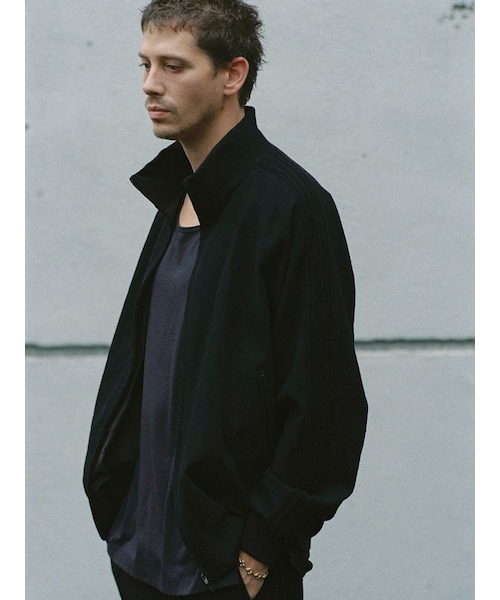 LIDNM（リドム）の「CROCHET BLADE WOOL BL（ブルゾン）」 - WEAR