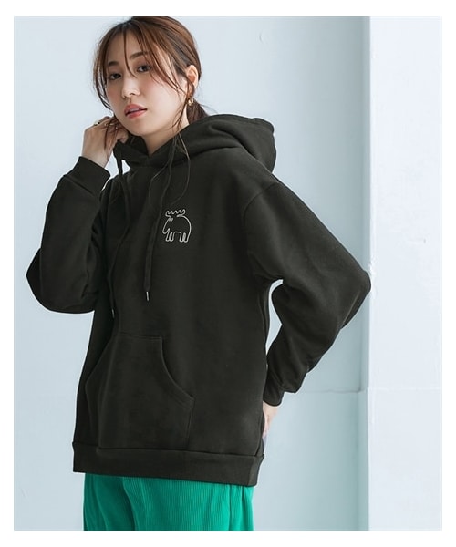 nissen（ニッセン）の「moz（モズ）裏起毛パーカー（パーカー